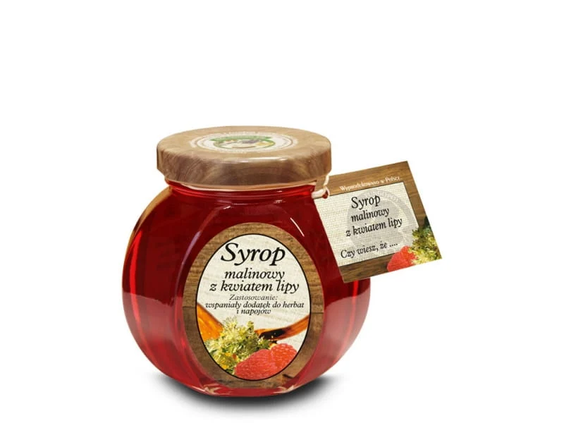 Hallonsirap med lindblomma 150ml