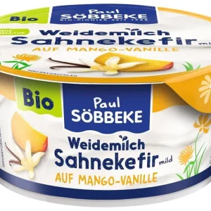 KEFIR KREMIG MANGO - VANILJ EKO 150 g - SOBBEKE