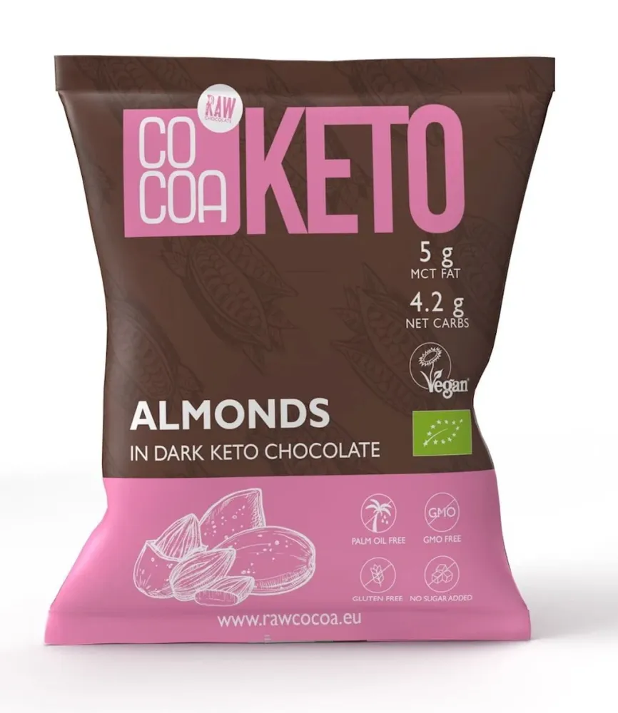 KETO CHOKLADNÖTTER UTAN SOCKER EKO 70 g - KAKAO