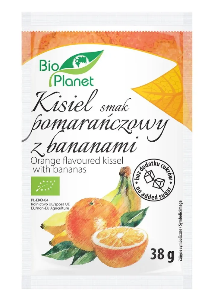 KISIEL APELSIN MED BANAN EKO 38 g - BIO PLANET