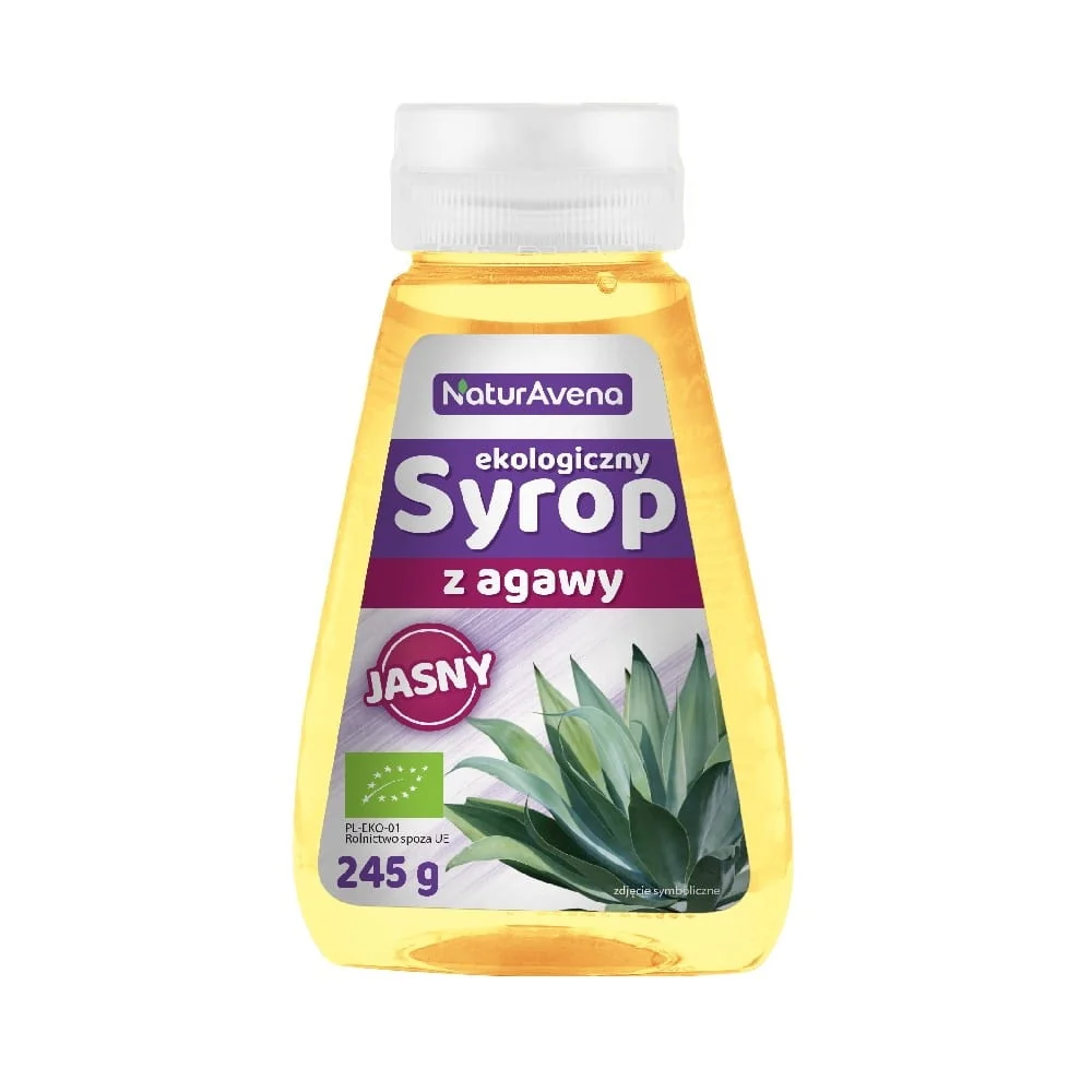 Lätt agavesirap EKO 245 g NATURAVENA
