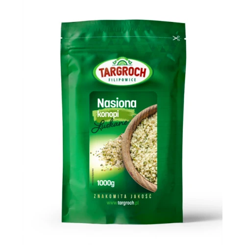 Skalade hampa frön - 1000 g Targroch