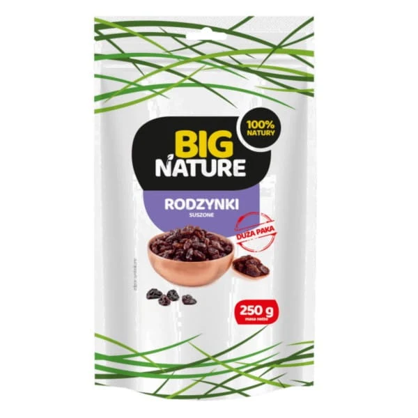 Sultanrussin torkade Big Nature 250 g