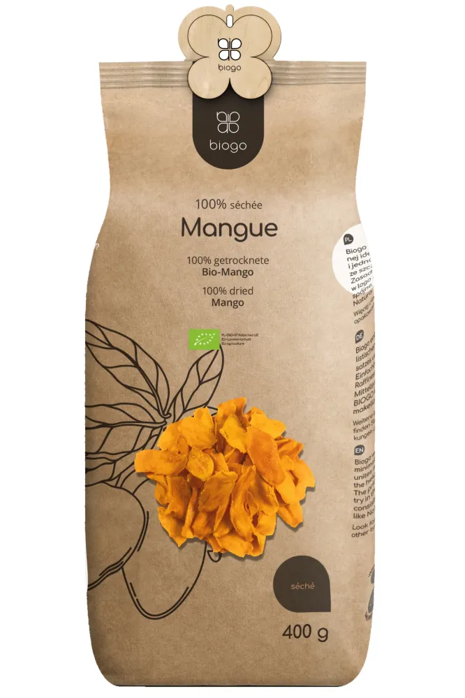 Torkad Mango ekologisk 400 g BIOGO