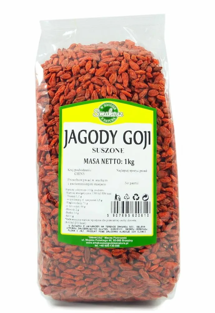 Torkade gojibär 1kg DELICIOUS