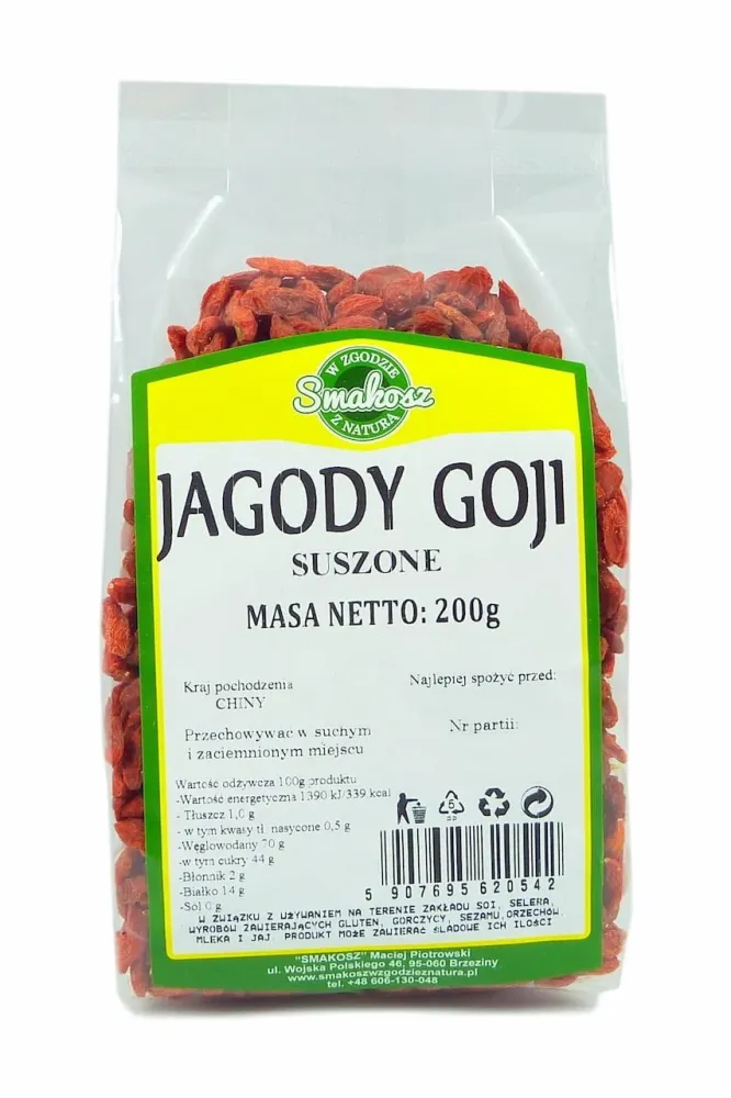 Torkade gojibär 200g DELICIOUS