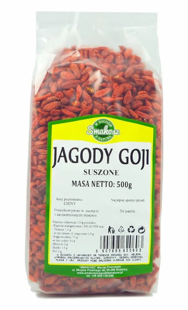 Torkade gojibär 500g DELICIOUS