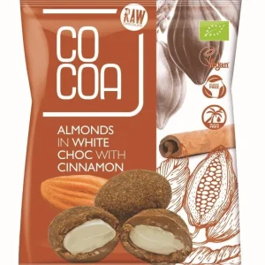 Vita mandlar glacerade med EKOLOGISK kanel 70 g - KAKAO