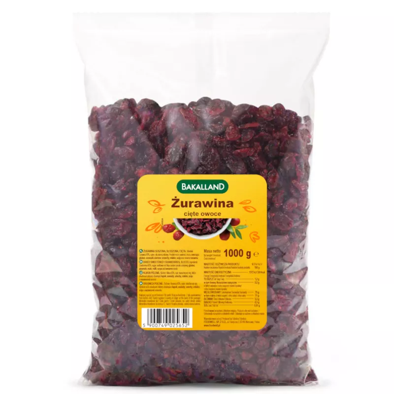 Bakalland Skuren Tranbär 1kg