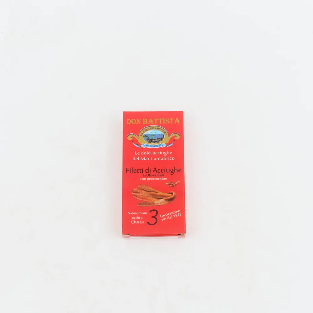 Canned Anchovies Chili Pepper
