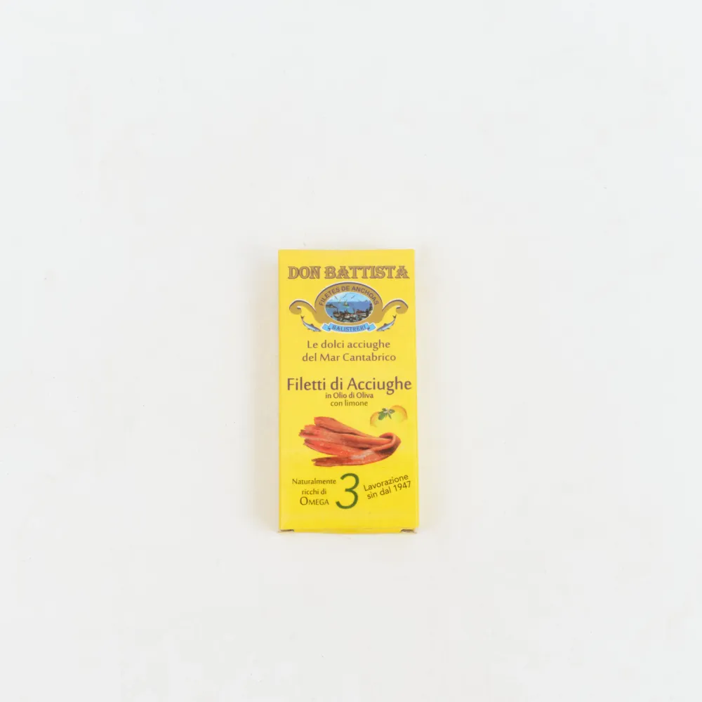 Canned Anchovies Lemon