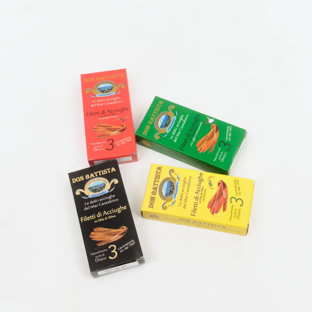 Canned Anchovies Lemon