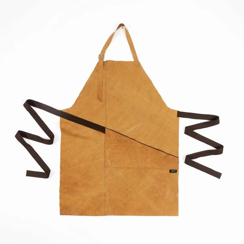 Leather Apron - Camel Chocolate
