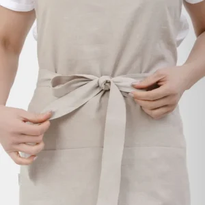 Timeless Linen Apron Green