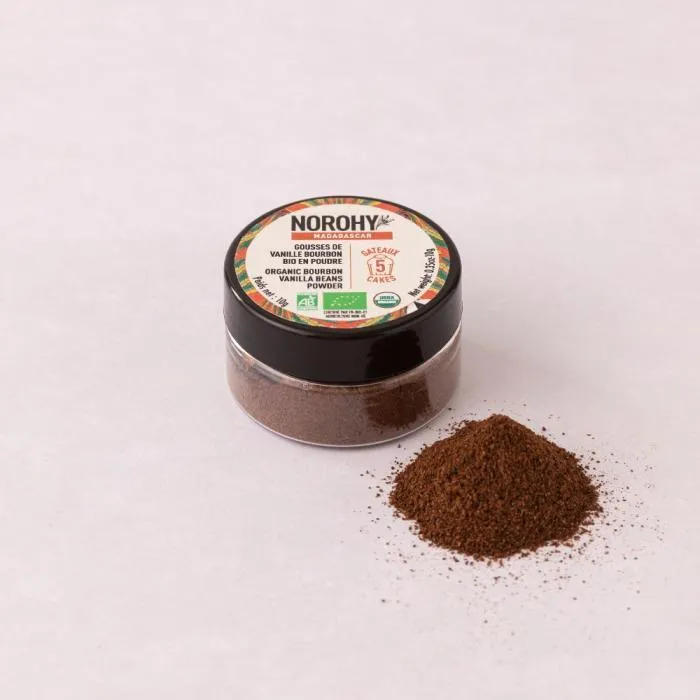 Ekologiskt Bourbon vaniljstångspulver - 10 g