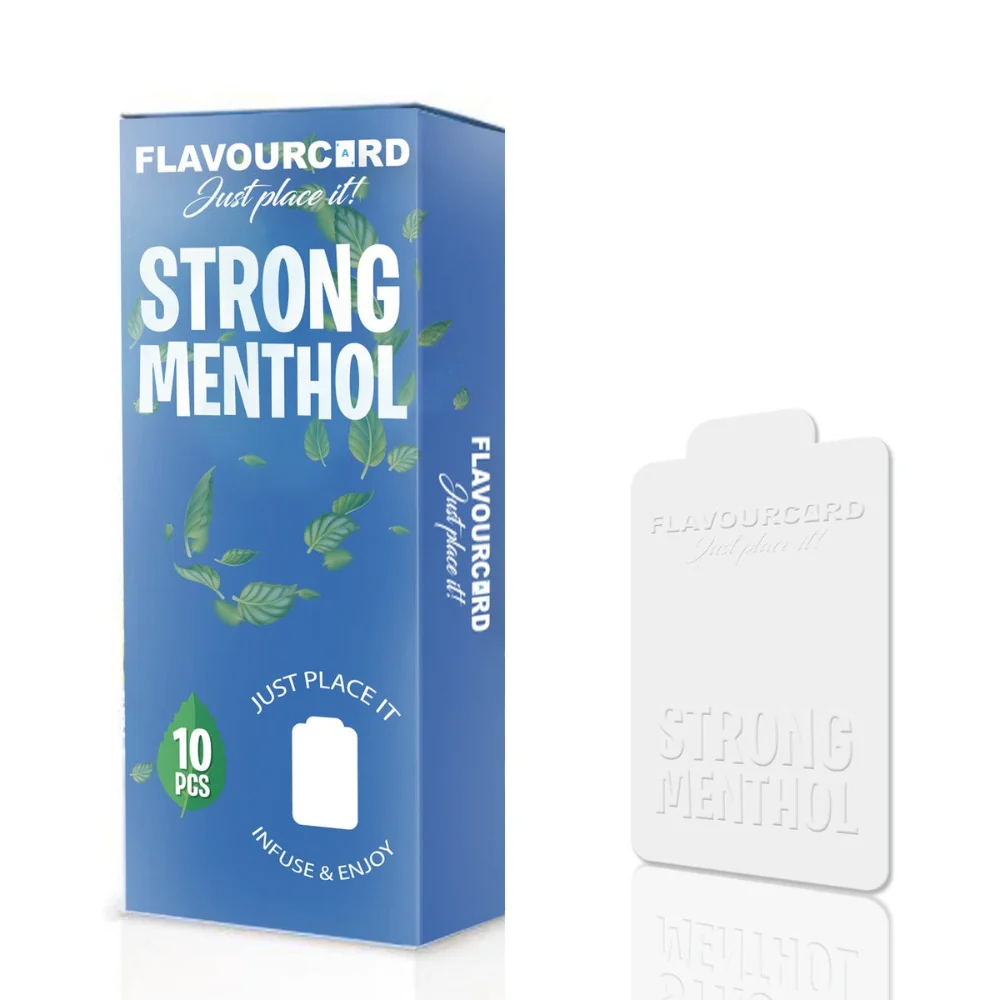 10 st FlavourCard Strong Menthol Aroma Card