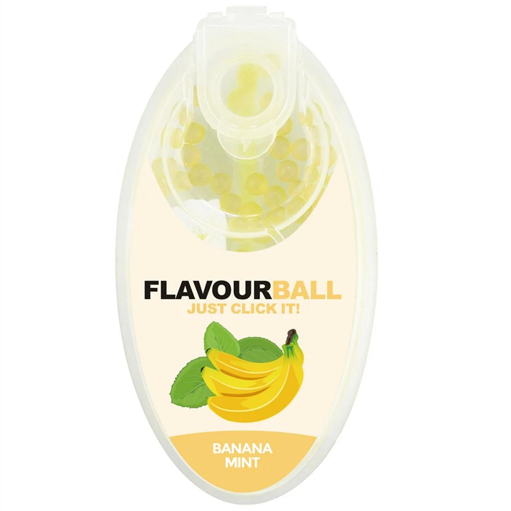 100 st coola bananmyntsmakbollar i pod