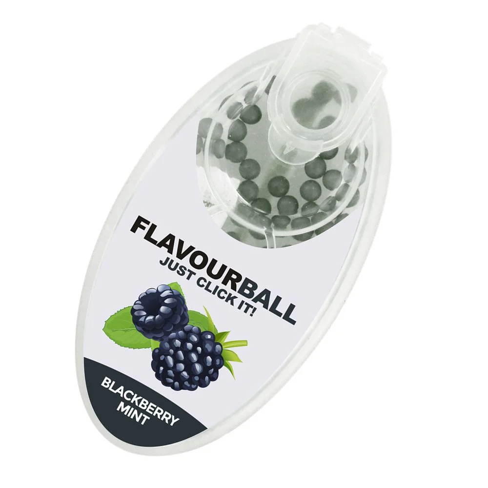 100 st Coola Blackberry Mint Flavor Balls i Pod