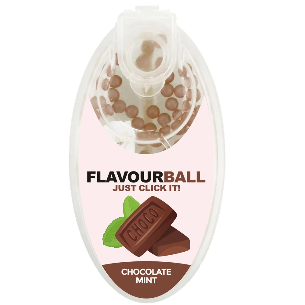100 coola chokladmintsmakbollar i pod