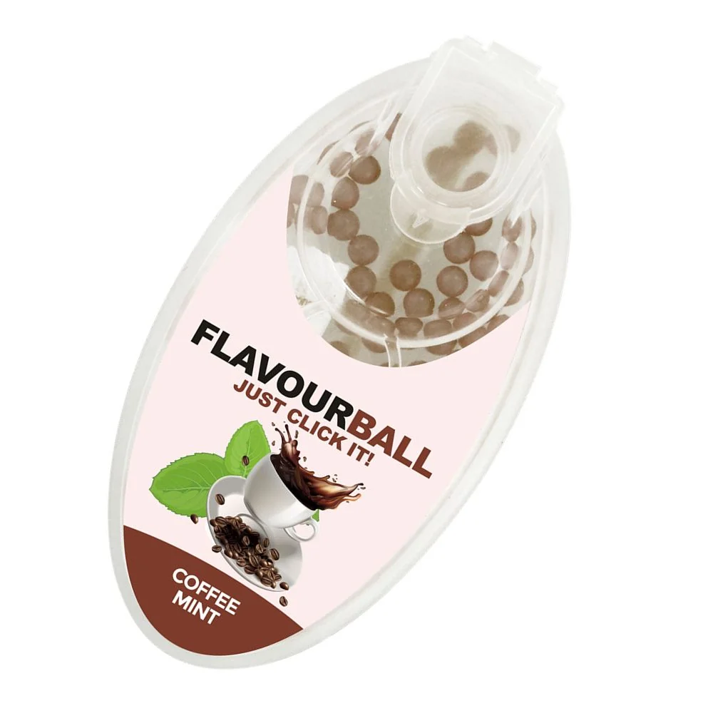 100 coola kaffemintsmakbollar i pod