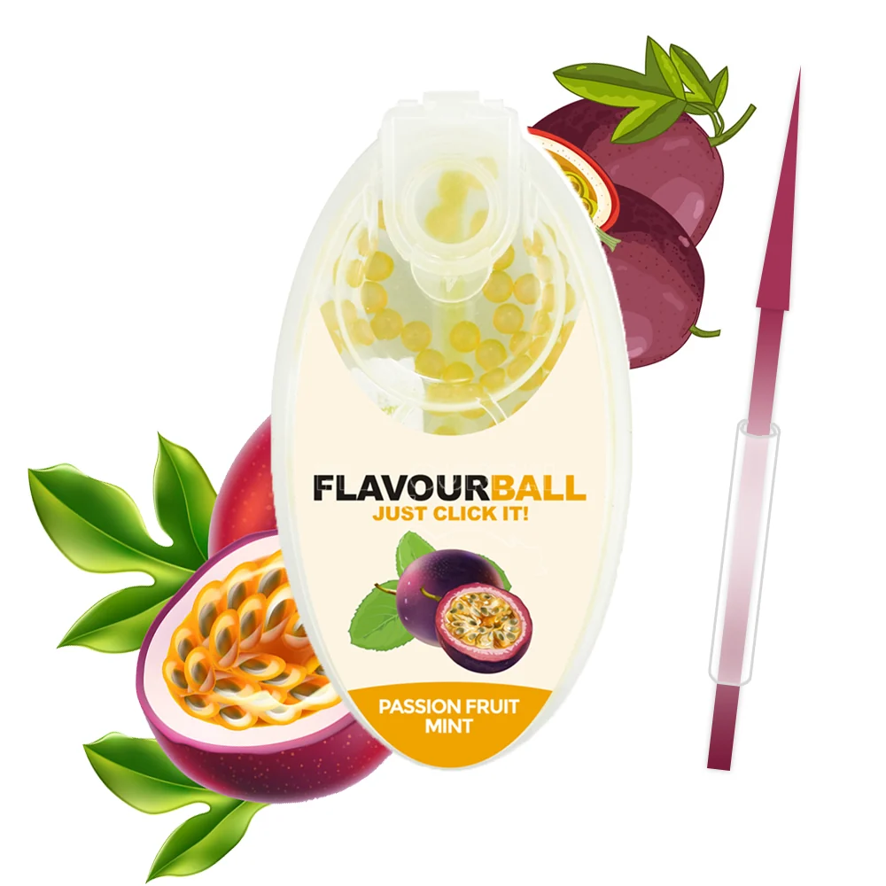 100 st coola passionfruit mynta smakbollar i pod