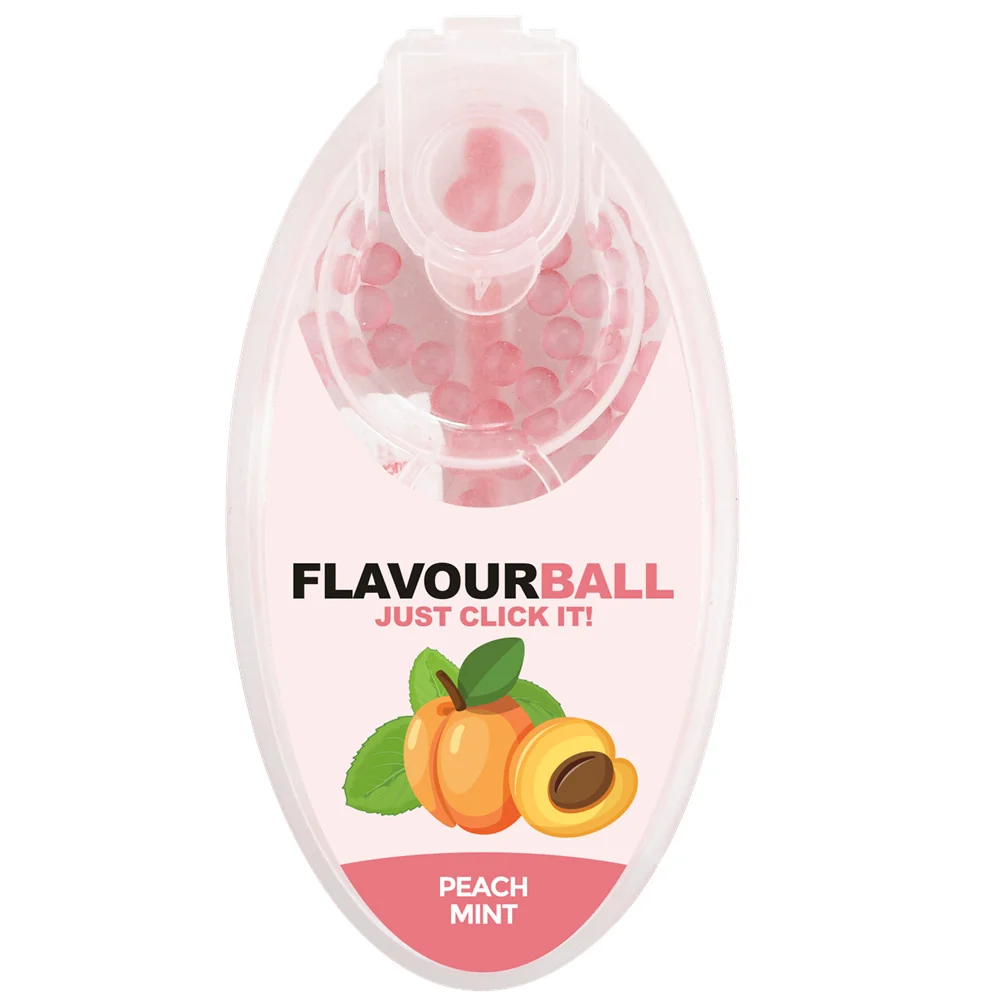 100 Coola Peach Flavor Balls i Pod