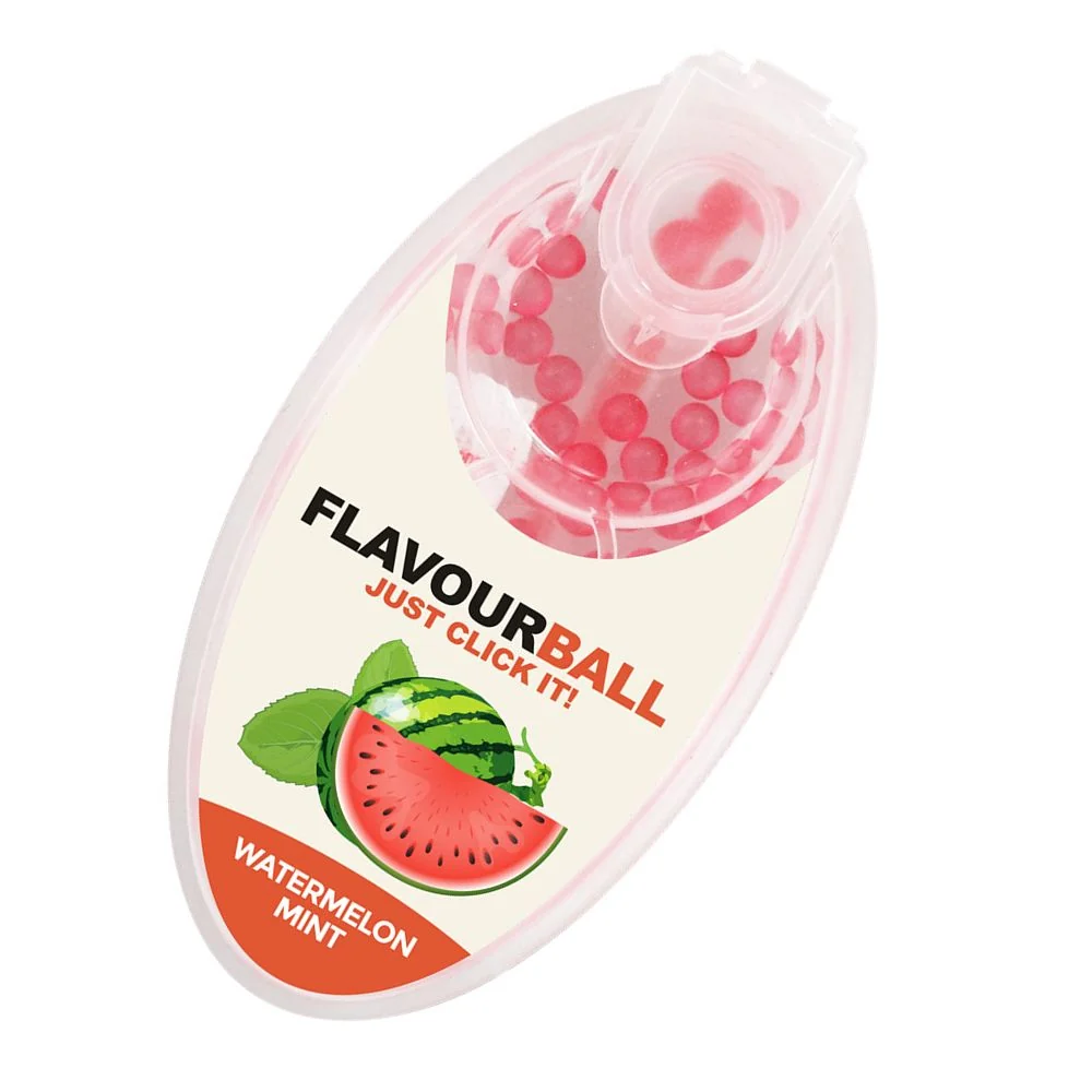 100 st coola vattenmelon smakbollar i pod