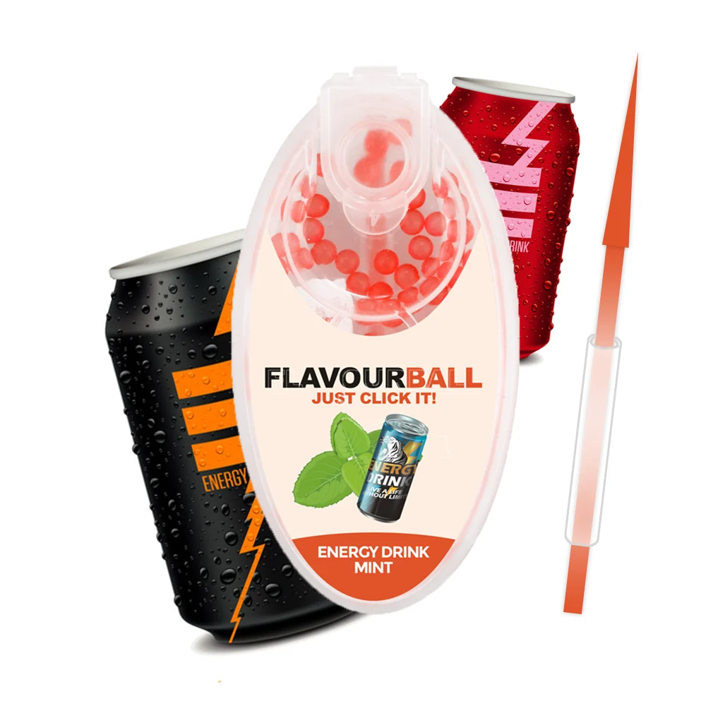 100 datorer Cool Energy Drink Mint Flavor Balls Pod