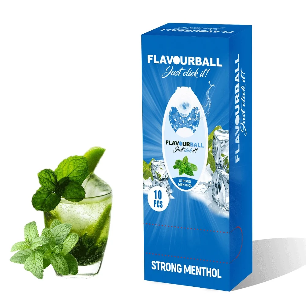 10 x 100 st Strong Menthol Flavor Balls Aroma Balls Pod
