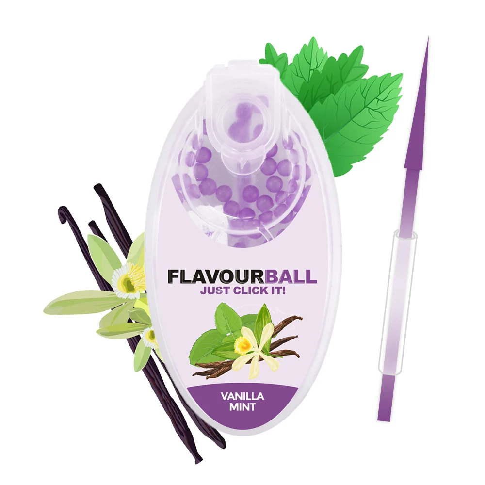 100 st Vanilj Mint Flavor Balls Pod