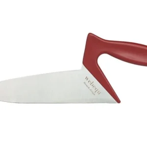 Anatomical kockkniv, soft touch - unik och lätt. 22,2 cm. Finns i 5 unika färger Bordeaux