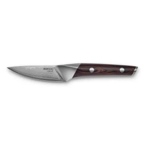 Eva Solo Skalkniv NORDIC KITCHEN 9 cm, pakkawood och damaskusstål