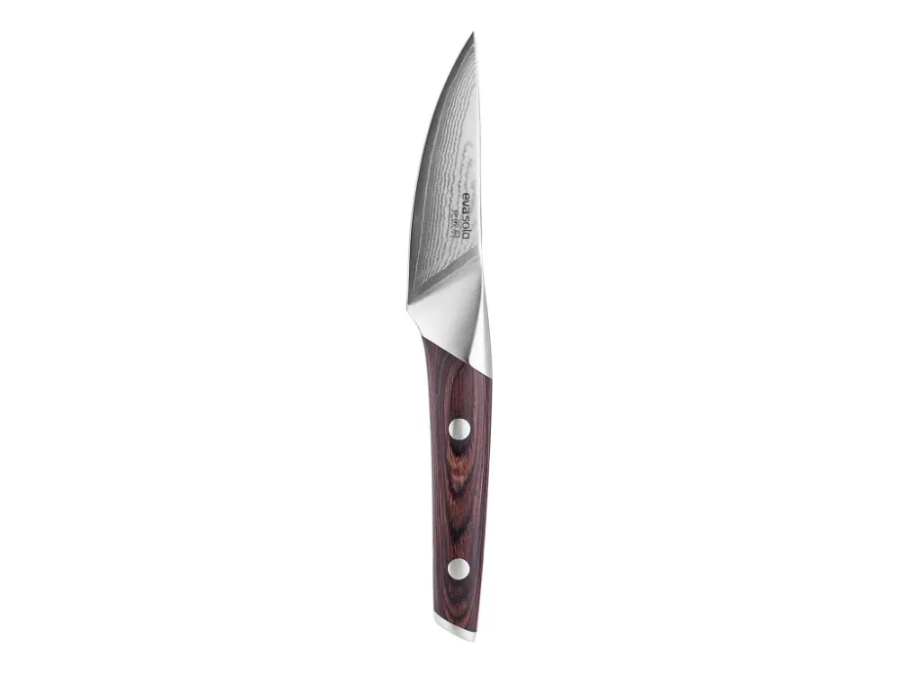 Eva Solo Skalkniv NORDIC KITCHEN 9 cm, pakkawood och damaskusstål