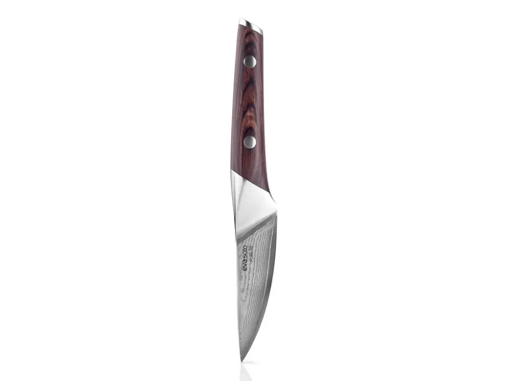 Eva Solo Skalkniv NORDIC KITCHEN 9 cm, pakkawood och damaskusstål