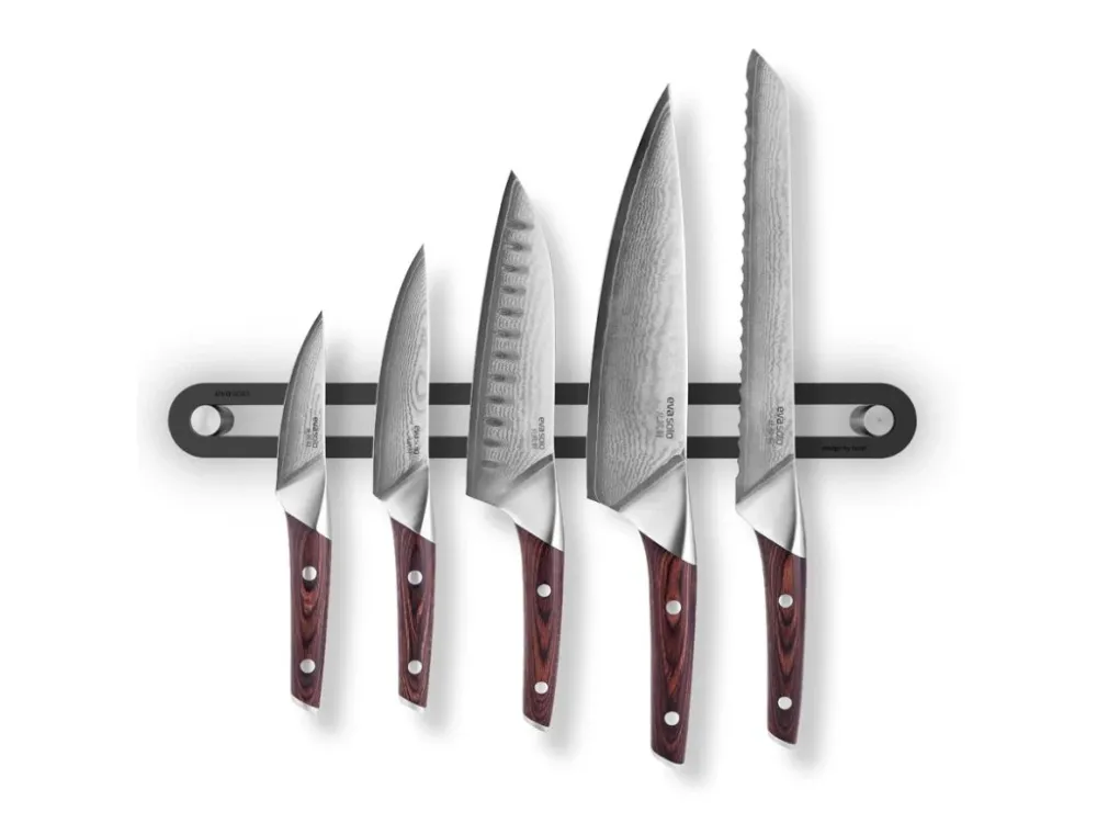 Eva Solo Skalkniv NORDIC KITCHEN 9 cm, pakkawood och damaskusstål