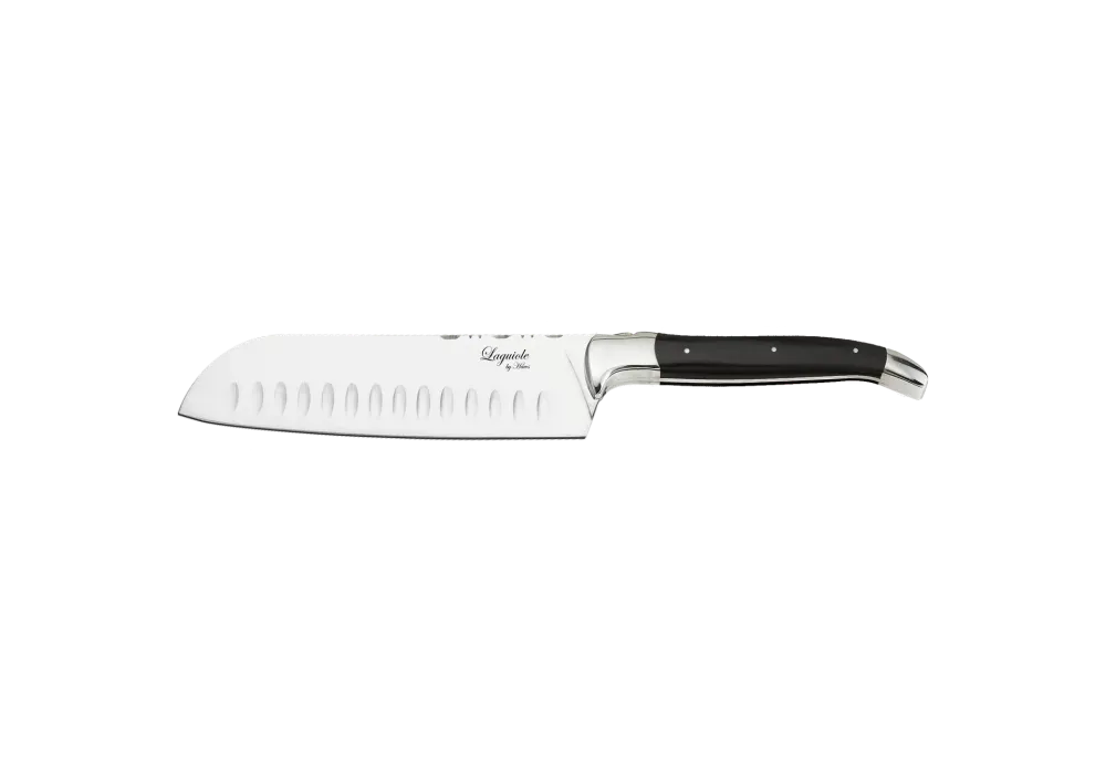 Knivar FunNordic Laguiole Hâws Santokukniv 19 cm Onyx Trä
