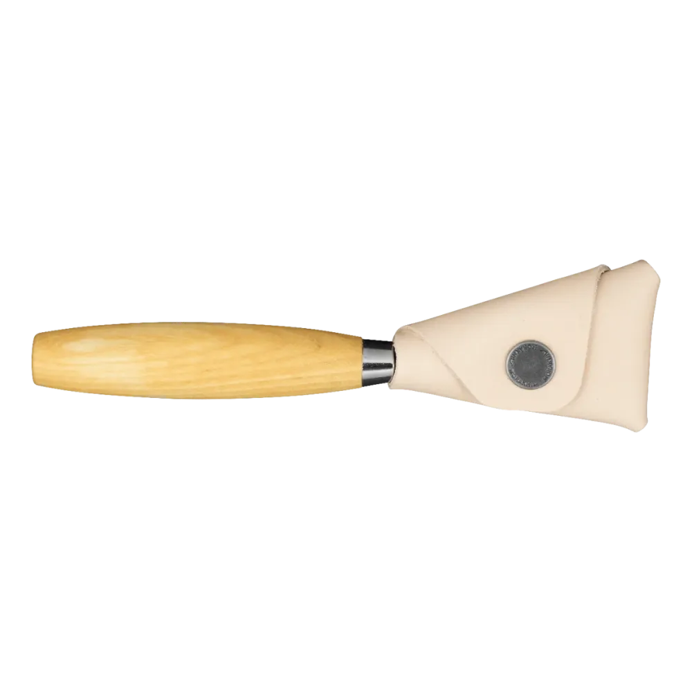 Krokkniv 163 Dubbeleggad med Läderslida – Morakniv