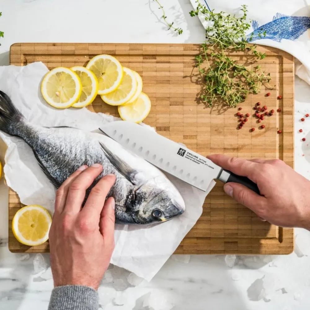 ZWILLING Santoku kniv ALL * STAR 18 cm, träkol logga, Zwilling
