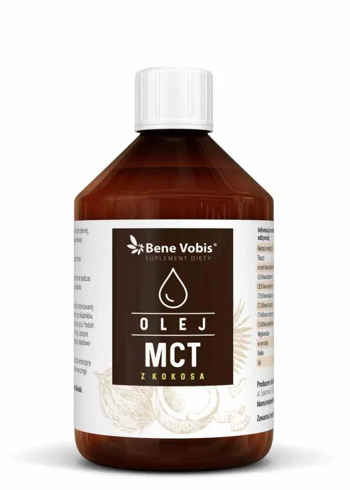 Bene Vobis MCT-olja från kokosnöt 500 ml