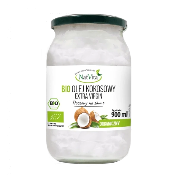 BIO Kokosnötsolja Extra Virgin 900ml NatVita