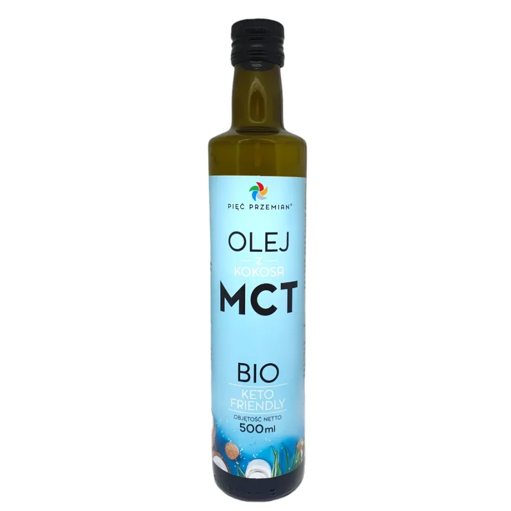 FEM FÖRÄNDRINGAR MCT-olja från kokosnöt EKO 500ml