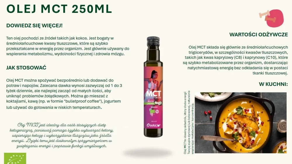 Kokosnötsolja MCT KETO EKO 250 ml