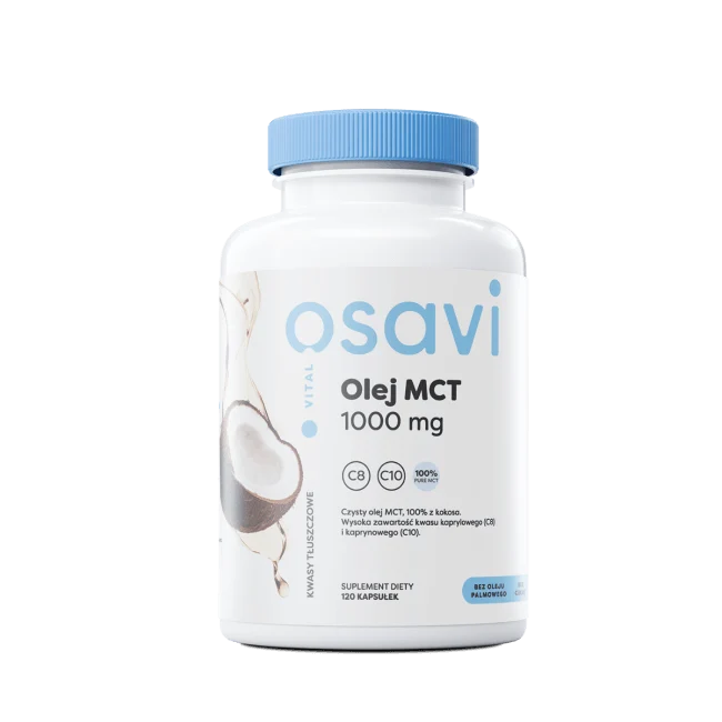 MCT-olja 1000 mg (120 kapslar) Osavi