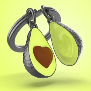 Avokado nyckelring