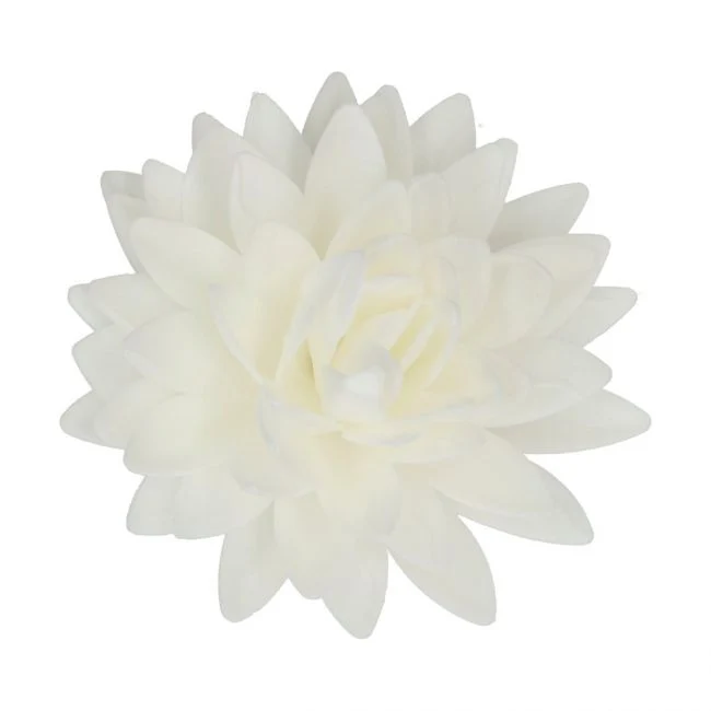 Ätbar blomma vit pion 12,5cm