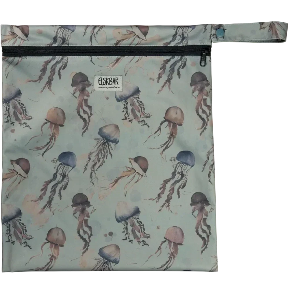 Elskbar Wetbag Våtpåse - Medium / Jellyfish