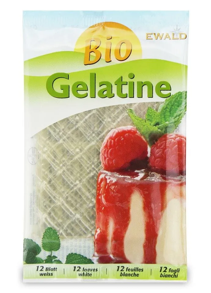 GELATIN I LÅDOR (12 LÅDOR) EKO 20 g - EWALD