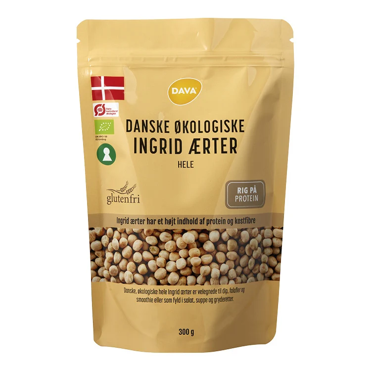 DAVA ekologiska Ingrid-ärter 300 g