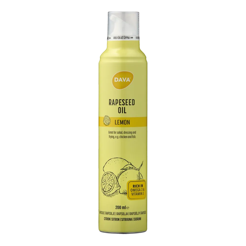 DAVA Rapsolja Citron 200 ml