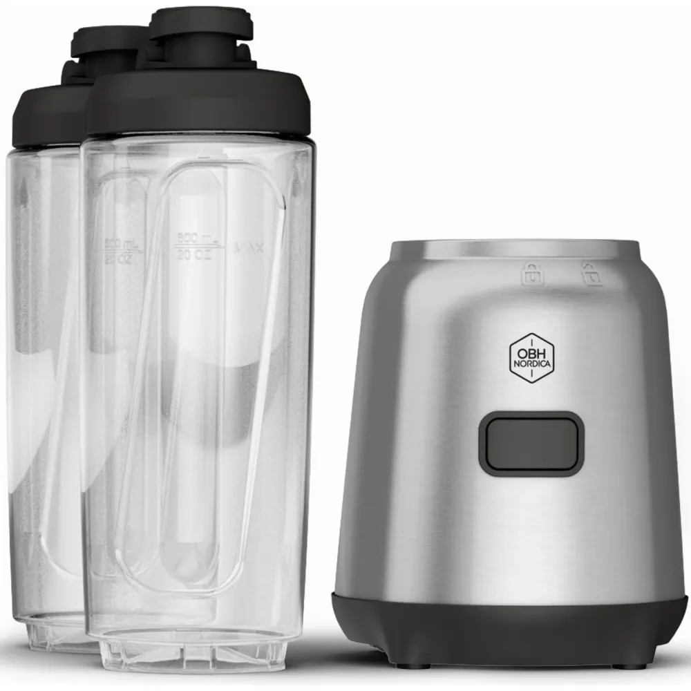 OBH Nordica Mix & Move Blender 2 x 0,6l. 300 W LH15FDS0
